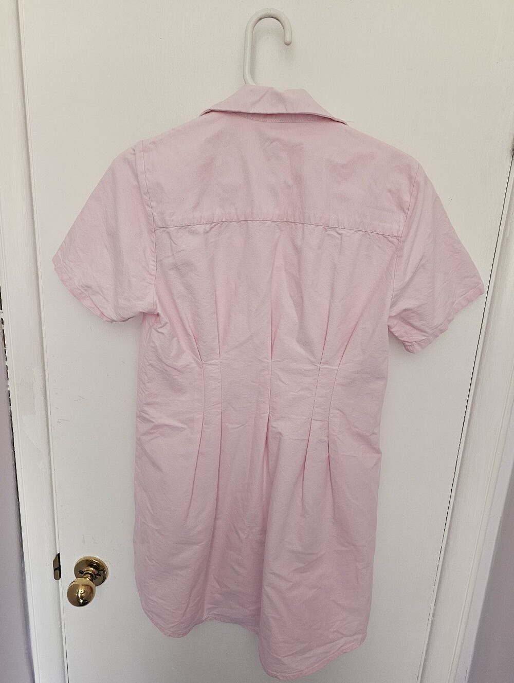 Simons Twik Pale Pink Casual Oxford shirt dress. Great summer dress. - Picture 10 of 11